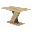 Стол обеденный SIGNAL EXEL дуб артизан/антрацит 140-180/85